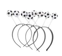 VALICLUD 4 Piezas Diademas de Fútbol para Chicas con Diseño de Accesorio Cómodo para Fiestas Temáticas Deportivos
