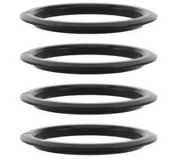 VALICLUD 4 Piezas Espaciador de Aleación de Aluminio para Horquilla Delantera de Bicicleta Diseño Cónico y Base Abierta, Adecuado para Ciclismo de Montaña y Carretera en Aventuras de Larga