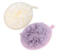 VALICLUD 4 Piezas Esponjas de Ducha Exfoliantes Luffa Suave para Esponjas de Malla para Hombres y Mujeres Color para Cuidado Corporal y Limpieza Suave