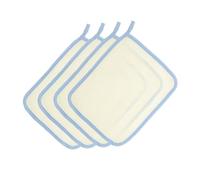 VALICLUD 4 Piezas jabón en capas lavadora de cara paños de lavado para el cuerpo red de espuma de burbujas exfoliantes para el cuerpo red de jabón Nylon Beige
