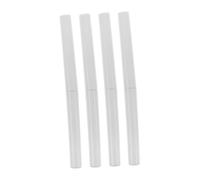 VALICLUD 4 Piezas Pincel De Silicona Para Labios Paquete Múltiple Doble Color Cepillos De Brillo De Labios Silicio Aplicador De Lápiz Labial Mancha Mezcla Sombra Tapa Tubo De Aluminio