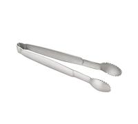 VALICLUD 4 piezas Pinzas Inoxidable para Cubitos de Hielo y de Mini Pinzas de Servir Plata para Fiestas Buffets y Reuniones Casa
