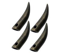VALICLUD 4 Piezas punta de cordón cordones de zapatos para adultos Chicos hebilla pico para reemplazo de la punta del cordón del zapato extremo de reemplazo de cordón de zapato Metal