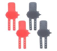 VALICLUD 4 Piezas Rascador Montado en Pared sin Taladro ni Pegamento Material Abs en Forma de Gato para Gatos Adecuado para Esquinas de Sillones y Balcones Interiores