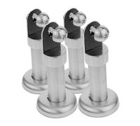 VALICLUD 4 piezas Soportes Inoxidable para Mamparas de Patas de Soporte Resistentes y Fáciles de Instalar Accesorios Versátiles para Divisores Baños Públicos de Escuelas Comerciales y