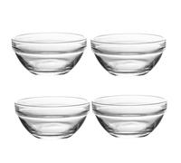 VALICLUD 4 piezas Tazón de Vidrio para Postres y Aperitivos Tazones de Transparentes para Natillas y Mousse Diámetro