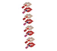 VALICLUD 4 Series Broche De Labios Pin Alfileres - Broche De Mujer Sombrero Caps Encaje Joyas De Ropa Pasador Para Mochilas Decoración De Ropa De Mujer Joyas De Traje Aleación 2 Piezas X 4