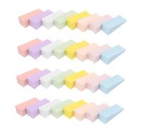 VALICLUD 40 Esponjas Para Laca De Uñas Esponjas Rosas Para Decoración De Uñas Hisopos Para Esmalte De Uñas Herramientas Profesionales Suaves Para Diseño De Uñas Esponja Para