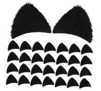 VALICLUD 40 Piezas Accesorios de Orejas para Diy Clips de Diademas y Manualidades Creativas Decoraciones de Orejas de Colores