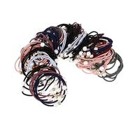 VALICLUD 40 Piezas Elásticas para Cabello de Mujeres Accesorios Coloridos para Coletas y Peinados para y Actividades Variadas