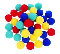 VALICLUD 40 Piezas Nariz de Espuma para Disfraz de Payaso 5 Cm, Accesorio Versátil para Fiestas de Carnaval y Halloween, Material Esponja Cómodo y Colorido