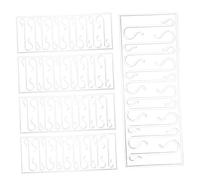 VALICLUD 400 Ganchos De Plástico para Decoración De Árboles De Navidad, Mini Colgadores En Forma De S para Adornos Navideños, Coronas Y Decoración De para