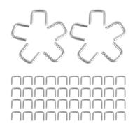 VALICLUD 4000 Unidades Cortadora Manual para Tripas de Salchicha con Clips de Aluminio Plata Modelo 506 para Procesamiento al Aire Libre y Mercados sin Electricidad