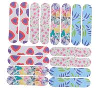 VALICLUD 40piezas Mini de Uñas Limas de Esponja para Uñas Limas Pulidoras para Manicura Diseño de Color para Esponjas Pulidoras Casa o Salones