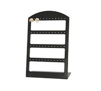 VALICLUD 48agujeros Soporte De Exhibición De Pendientes De Plástico Negro Organizador Para Colgar Joyería y Pendientes Para Ferias y Exhibiciones