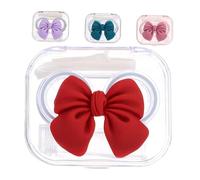 VALICLUD 4juegos Estuche para Lentes De Contacto Organizador De Lentes De Contacto Transparente Caja para De De Viaje para Cuidado De Lentillas Viajes