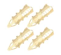VALICLUD 4piezas Anillos De Nudillos Góticos Vintage Para Mujer De Joyería Punk Para Cosplay y Halloween Accesorios y Llamativos