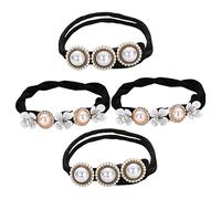 VALICLUD 4piezas Banda Cabello Rizador De Pelo Coleteros De Cuerda Cabello De Accesorios Coleteros Para Fino De Mujeres Para Diario o