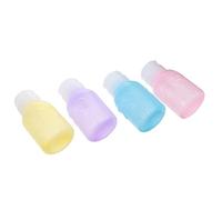 VALICLUD 4piezas Botella Flexible Lazo Frascos De Plástico Para Quitaesmalte Contenedores Multiusos Recipientes De Almacenamiento Creativos Botellas De Viaje