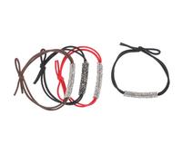 VALICLUD 4piezas Coleteros Gomas Para Pelo Mujer Niña Gemas De Imitación Bandas Elásticas Para Cabello Grueso Accesorios Pelo Para Peinado Diario