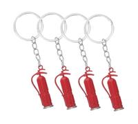 VALICLUD 4Piezas con Dije de Extintor de Incendios de Accesorios Decorativos para Claves y Bolsos de Exquisito y Funcional