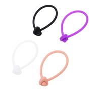 VALICLUD 4piezas Cordón Anticaída Para Cepillos De Pelo Correa Elástica De Silicona Cepillos De Champú Para Ducha y Baño