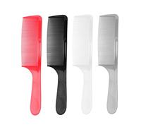 VALICLUD 4piezas Cortadora y Peine Para Hombre Peine De Mango Redondo De Peluquero Para Peinar El Cabello Barbería