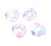 VALICLUD 4piezas Diadema Luz Led Para Niñas Coleteros Elásticos Bonitos Accesorios Para Bailes y Fiestas