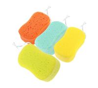 VALICLUD 4piezas Esponja De Baño Exfoliante De Lufa Natural Guante De Esponja Vegetal Para Ducha Para Spa Hombres y Mujeres