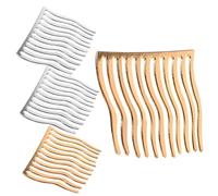 VALICLUD 4piezas Horquilla y Peine De Metal Cabello Pequeños Peines Laterales Duraderos Accesorios Para De Mujer Para Nupcial