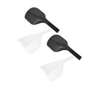 VALICLUD 4piezas Mascarillas para Teñir el Cabello Protector Facial para Peluquería Mango para Uso Salones de Belleza y Barberías para Corte de Cabello y Tinte