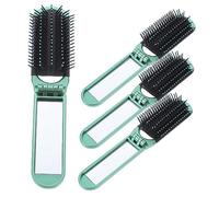 VALICLUD 4piezas Peine Plegable Espejo Pequeño Cepillos De Pelo Portátil y Práctico Para Hombres y Mujeres
