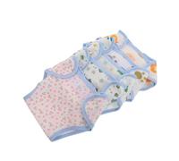 VALICLUD 5 Pañales Reutilizables de Algodón para Recién Nacidos Lavables y Ajustados Pañal de Entrenamiento para Bebés Estampados Infantiles Protección Anti-Fugas para Uso Diario y