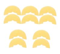 VALICLUD 5 Pares Adhesivos antideslizantes para único zapatillas de deporte de las mujeres de zapatos de mujer Protector de fondo de zapatos Light Brown
