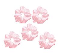 VALICLUD 5 Piezas Coleteros de Satén Mujer Lazos Elásticos Chic y Versátiles Perfectos Tipo de Peinados Color