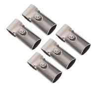 VALICLUD 5 Piezas Conectores de Extensión de Barra de Cortina Inoxidable para Ropa y Decoración Instalación y Estable Soporte Resistente y Carga Alta