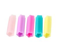 VALICLUD 5 piezas Cubiertas de Silicona para Pinzas y Tijeras de Cutícula Protector Seguro y Duradero para Manicura Funda Antiarañazos para Herramientas de Uñas