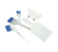 VALICLUD 5 piezas Kit de Teñido de Cabello Azul con Pincel Profesional y Plato para Accesorios para Aplicación de Tinte y Casa o Salón