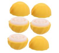 VALICLUD 5 Piezas Labial Recargables con Inserciones y Pipetas para Muestras Labial Portátiles Amarillos