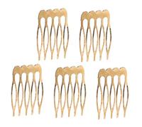 VALICLUD 5 Piezas Peines Para Accesorios De Cabello Pequeños De Metal Lateral y Decorativos Peines Cabello Grueso Accesorio Para Mujer Para Peinar El Casa