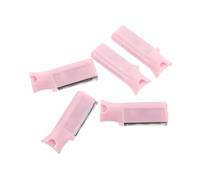 VALICLUD 5 Piezas recortadora de vello facial profesional cabello frente afeitadora de cejas para mujer recortador de pestañas recortador moldeador de cejas el plastico rosa
