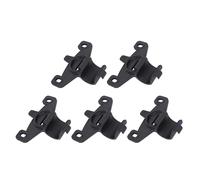 VALICLUD 5 Piezas Soporte de Bomba de Bicicleta de Carretera Soporte para Bomba de Neumáticos de Bicicleta de Nylon y Silicona Negro, Fijación Firme y Ligera para Ciclismo