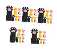 VALICLUD 5 Series Corte De Gatos Corte De Piel Muerta Cubierta Cortadora De Cutículas Clavos Dedo Cubrir De Nipper Manicura Chiquillo Gel De Sílice 6 Piezas X 5