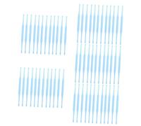 VALICLUD 5 series Cuchara Espiral Para Limpiar Oídos Para Humanos Y Adultos Para Eliminar La Cera De Los Oídos Con Varilla Azul Abs 12 piezas x 5