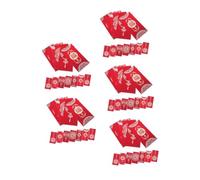 VALICLUD 5 series Sobre Rojo De La Suerte Sobres Rojos De Cumpleaños Bolsillo Para Dinero Sobres os Bolsillos Para Bodas Sobre o Del Zodiaco os De La piezas x 5