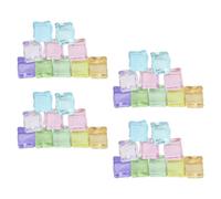 VALICLUD 50 Cubitos de Hielo Falsos Luminosos de Resina, Reutilizables Sabor, Ideales para Decoración de Fiesta y Relleno de Jarrones Varios Estilos