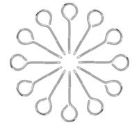 VALICLUD 50 Ganchos para Sombrillas de Coche Resistentes Clips para Toldos de Camionetas de Acero Inoxidable Accesorios para Toldos y Colgadores Multifuncionales Uso para Camping y