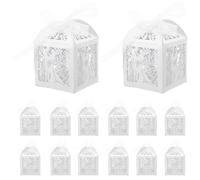 VALICLUD 50 Piezas Cajas de Regalos para Bodas en Color de Papel para Regalos de Dulces para Fiestas y Recepciones Cajas de Dulces Vacías y Despedidas de Soltera