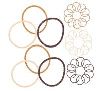 VALICLUD 50 Piezas Lazos de Elásticos de Elasticidad para Mujeres Accesorios de Coloridos Daño para Tipo
