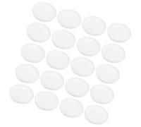 VALICLUD 50 piezas Tapas Plástico para Tubos Cartón Kraft Tapones Redondos Blancos para Protección y Envío Postal Tapas Seguro para Tubos de Envío Ligero y Duradero